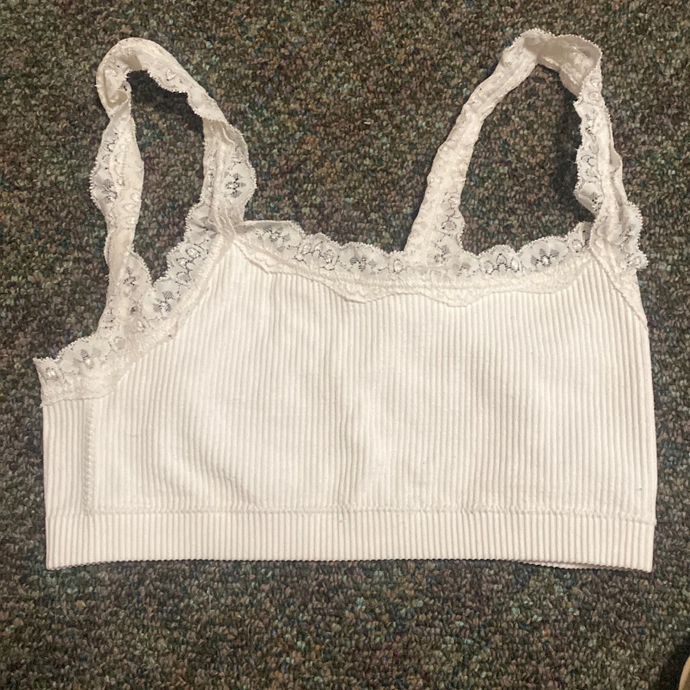 Garage XS white bralette